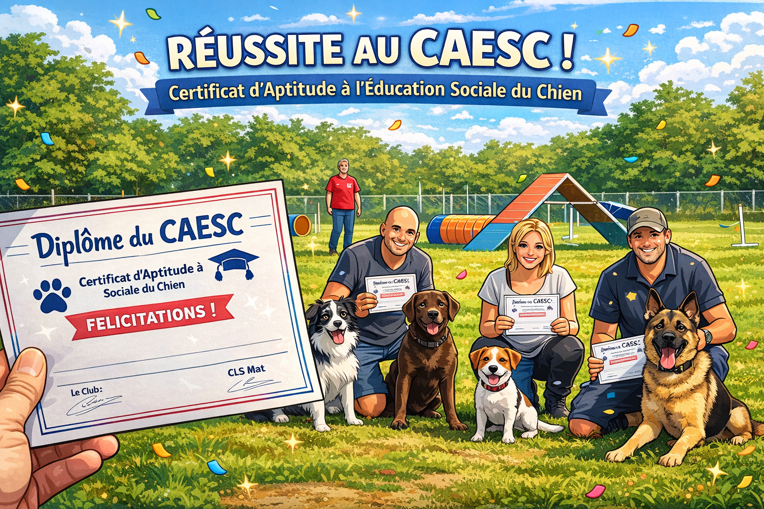 🐾 Félicitations à nos nouveaux diplômés du CAESC 2026 !